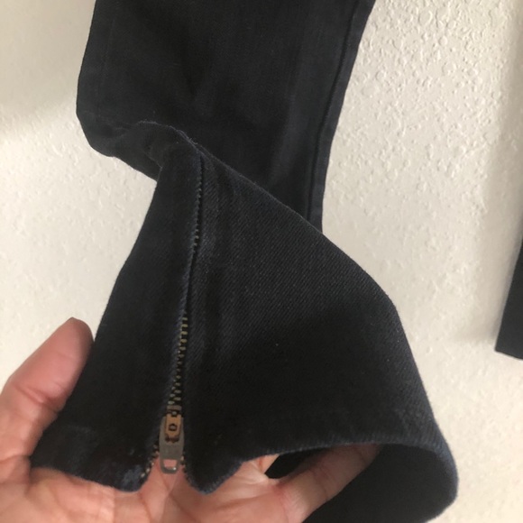 J BRAND Black The Deal Zip Black Skinny Jeans - Picture 5 of 11